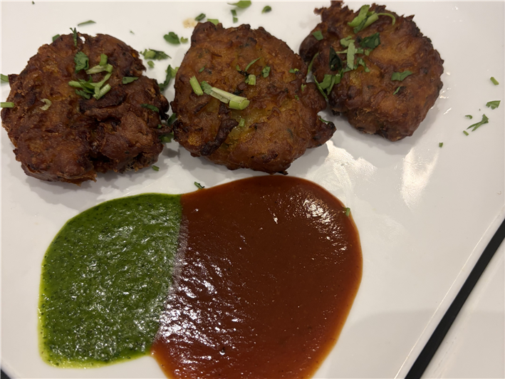 onion bhajias